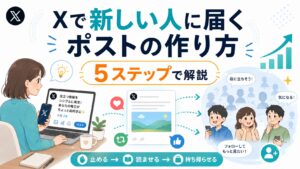 Xで新しい人に届くポストの作り方